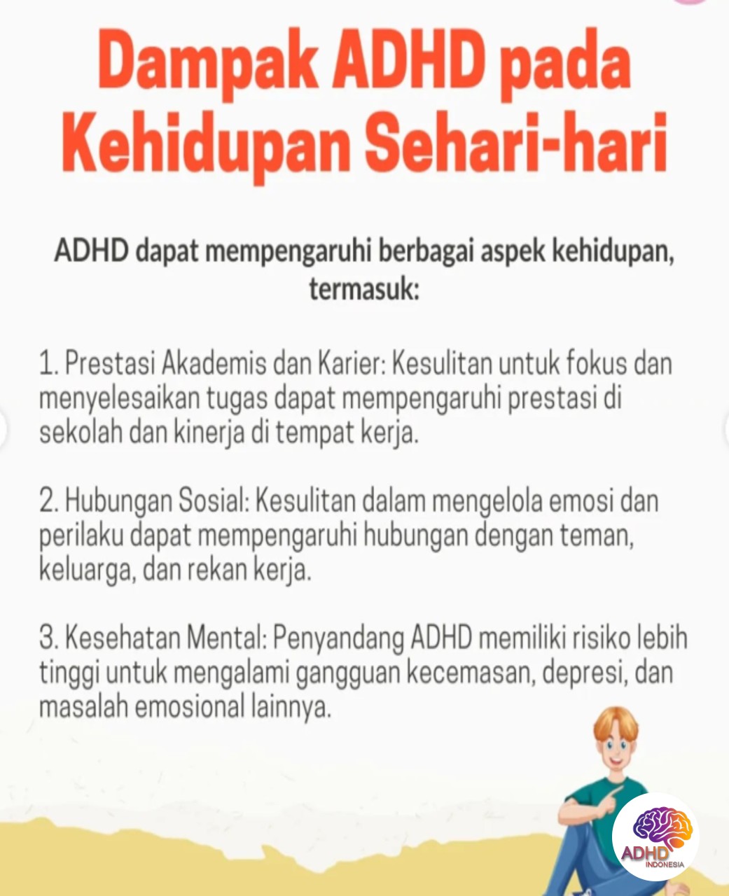 ADHD dan Hubungan Sosial Anak di Lingkungan Sekolah di Kabupaten Lampung Utara