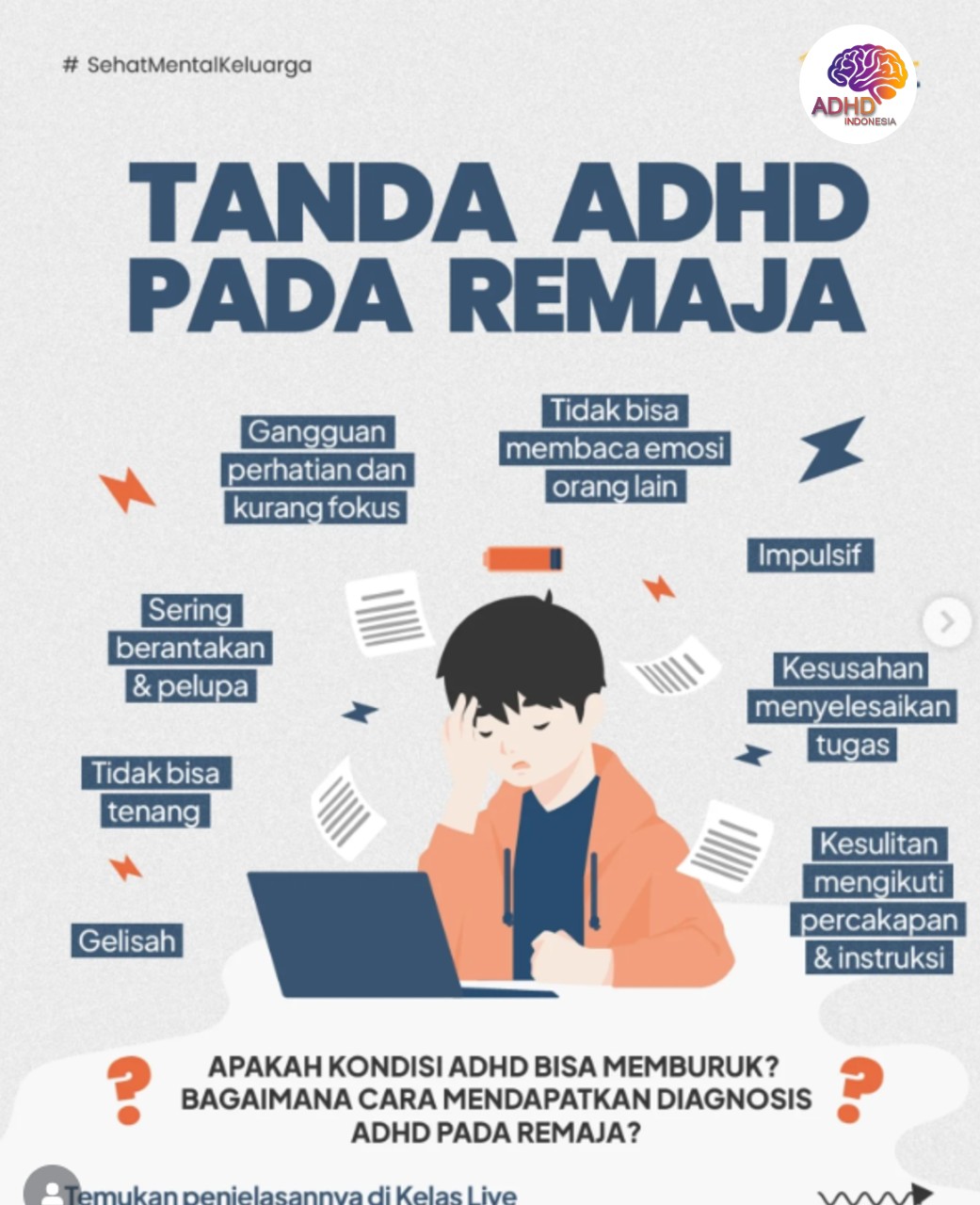Screening ADHD Non-Diagnostik: Edukasi Awal bagi Orang Tua di Kabupaten Lampung Utara