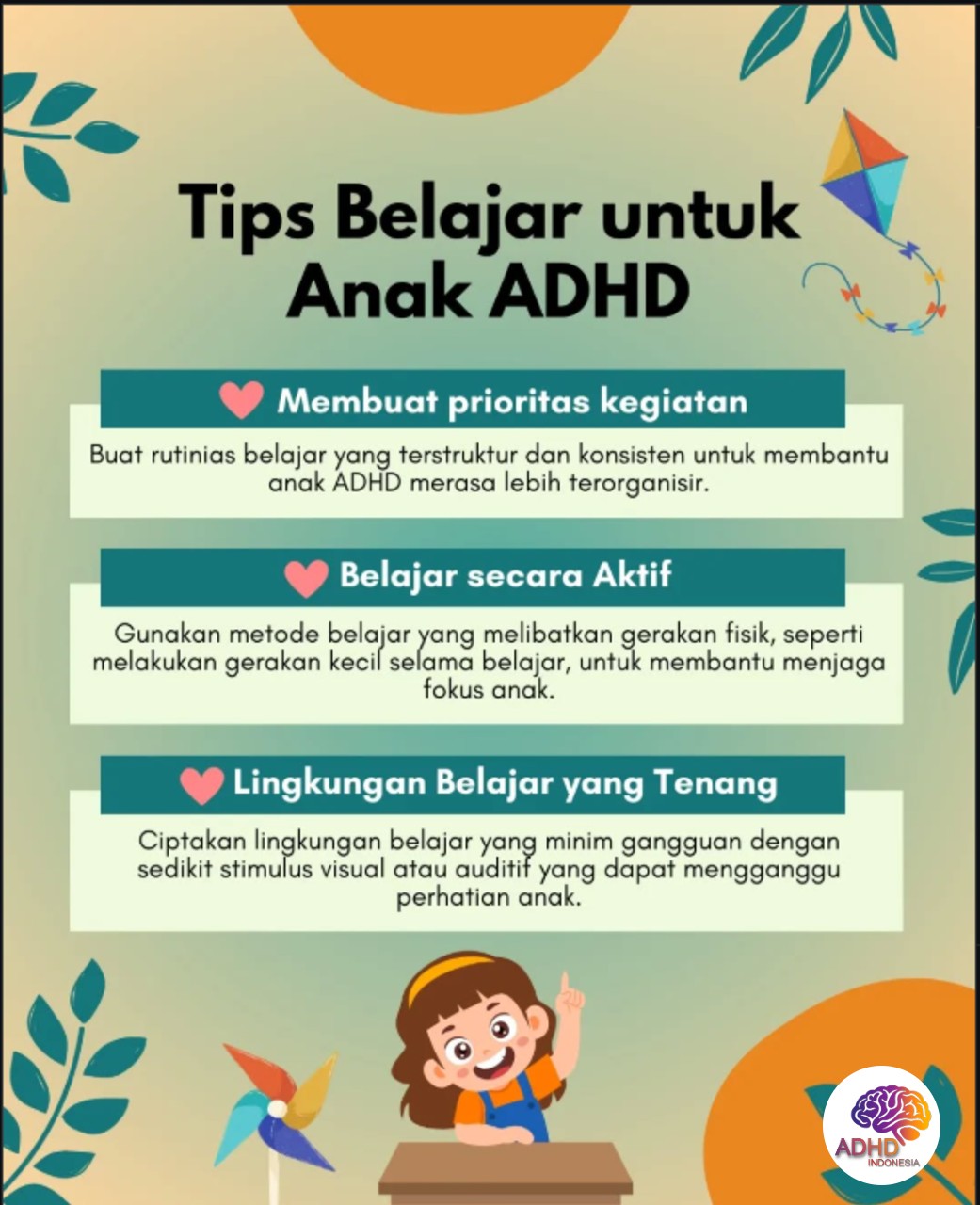 Strategi Belajar yang Cocok untuk Anak ADHD di Kabupaten Lampung Utara
